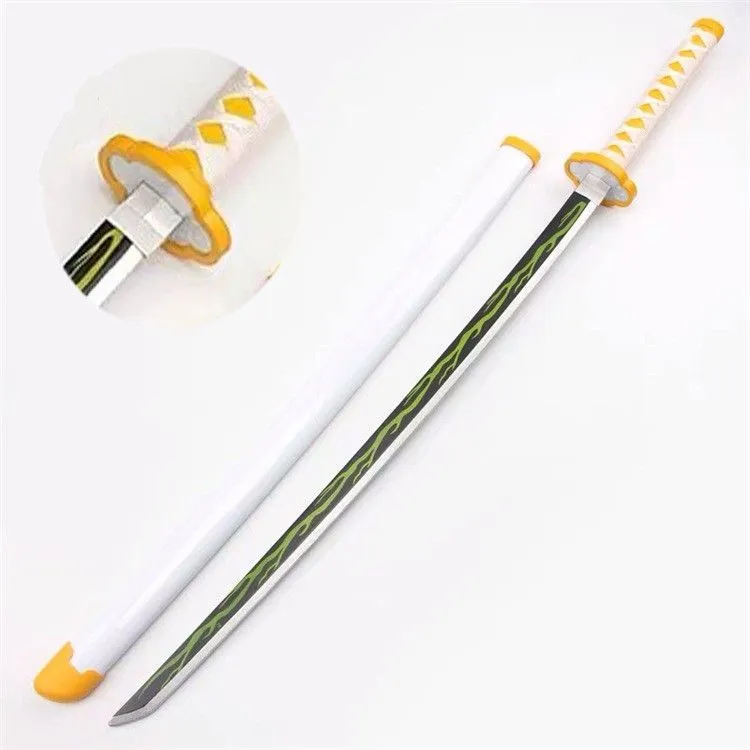 Игрушечная катана Demon Slayer деревянный меч с ножнами Зеницу Агацума, Белый;желтый;черный, Demon Slayer
Игрушечная катана Demon Slayer деревянный меч с ножнами Зеницу Агацума, Белый;желтый;черный, Demon Slayer