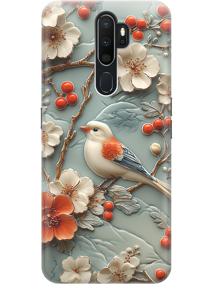 Силиконовый чехол на Oppo A5 (2020) / A9 (2020) с принтом "Птичка и рябина", Прозрачный;белый;красный, 726151323
Силиконовый чехол на Oppo A5 (2020) / A9 (2020) с принтом "Птичка и рябина", Прозрачный;белый;красный, 726151323