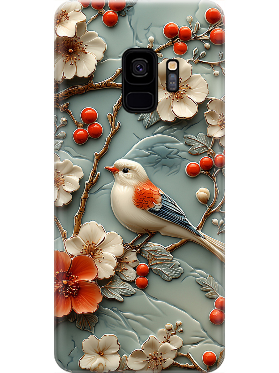 Силиконовый чехол на Samsung Galaxy S9 с принтом "Птичка и рябина", Прозрачный;белый;красный, 717153823
Силиконовый чехол на Samsung Galaxy S9 с принтом "Птичка и рябина", Прозрачный;белый;красный, 717153823