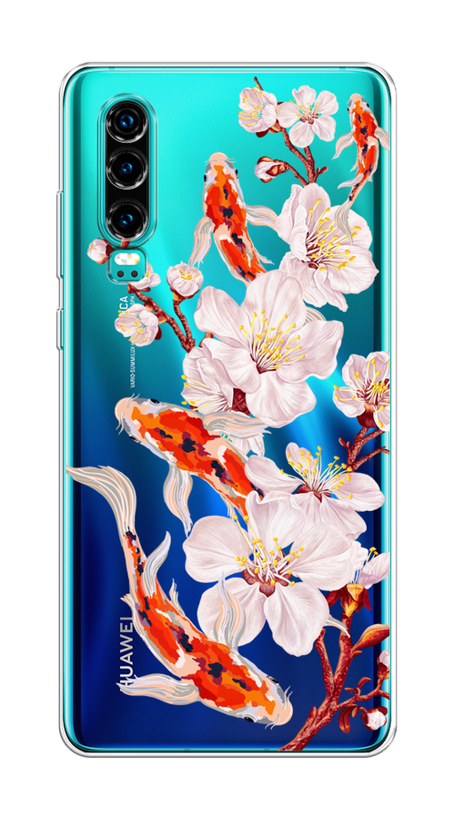 Чехол на Huawei P30 "Карпы и сакура", Оранжевый;розовый;бежевый;прозрачный, 68550-1
Чехол на Huawei P30 "Карпы и сакура", Оранжевый;розовый;бежевый;прозрачный, 68550-1
