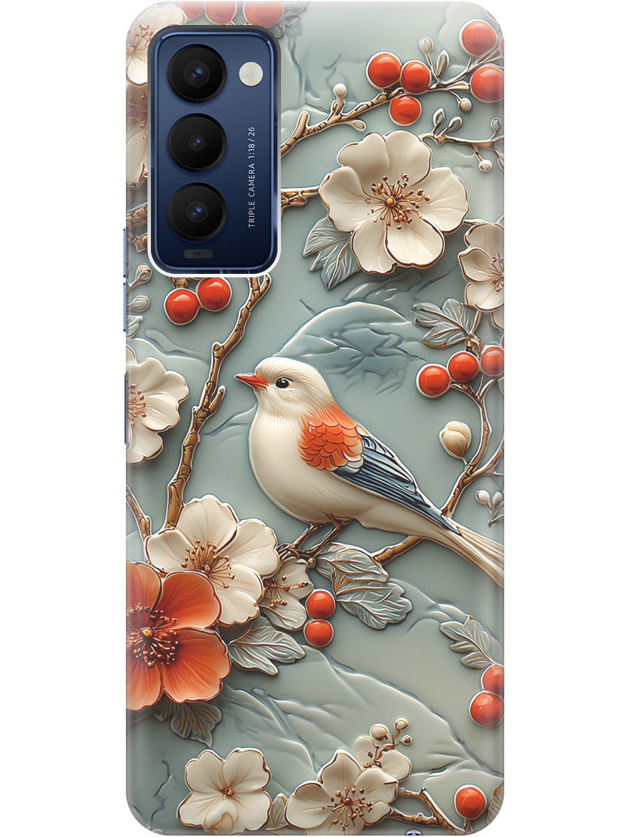 Силиконовый чехол на Tecno Camon 18 / 18P с принтом "Птичка и рябина", Прозрачный;белый;красный, 741735923
Силиконовый чехол на Tecno Camon 18 / 18P с принтом "Птичка и рябина", Прозрачный;белый;красный, 741735923