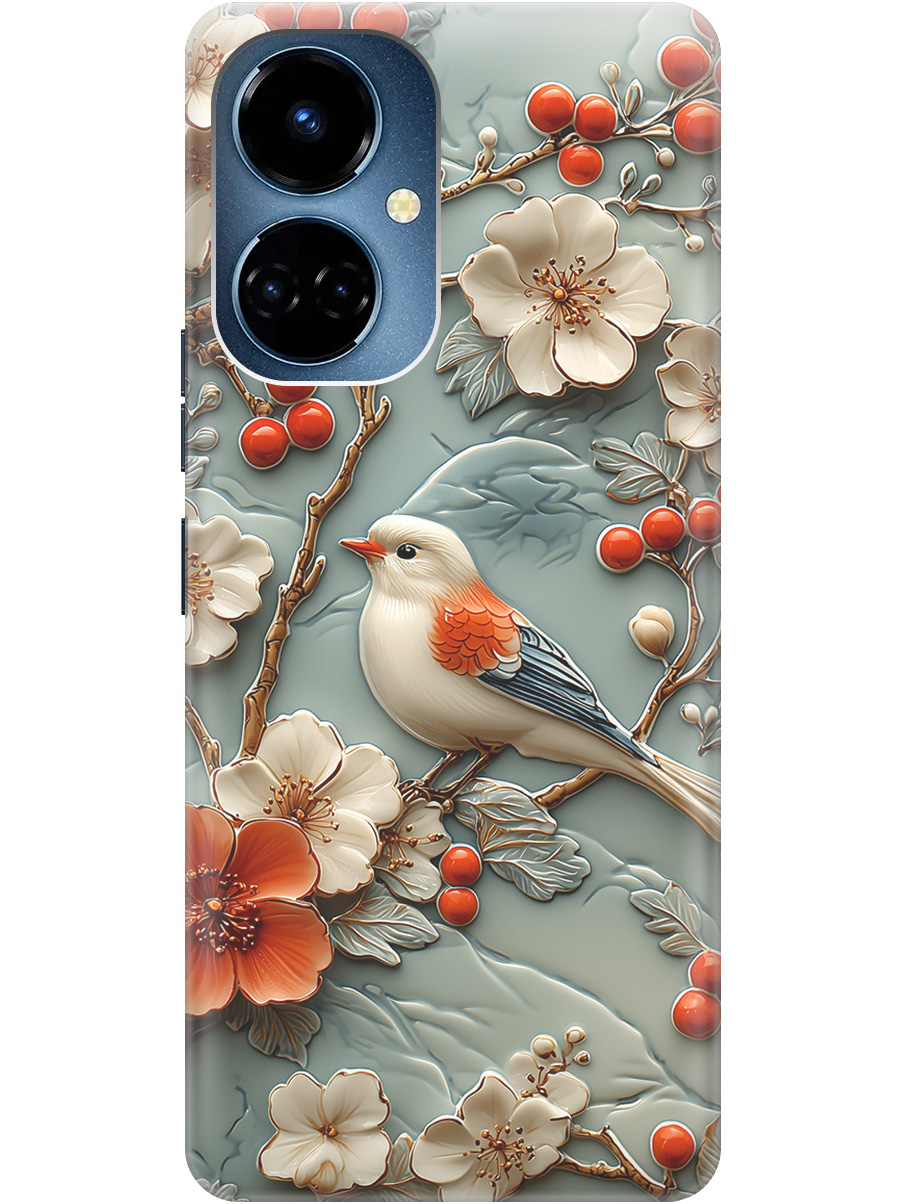 Силиконовый чехол на Tecno Camon 19 / 19 Pro с принтом "Птичка и рябина", Прозрачный;белый;красный, 778675823
Силиконовый чехол на Tecno Camon 19 / 19 Pro с принтом "Птичка и рябина", Прозрачный;белый;красный, 778675823