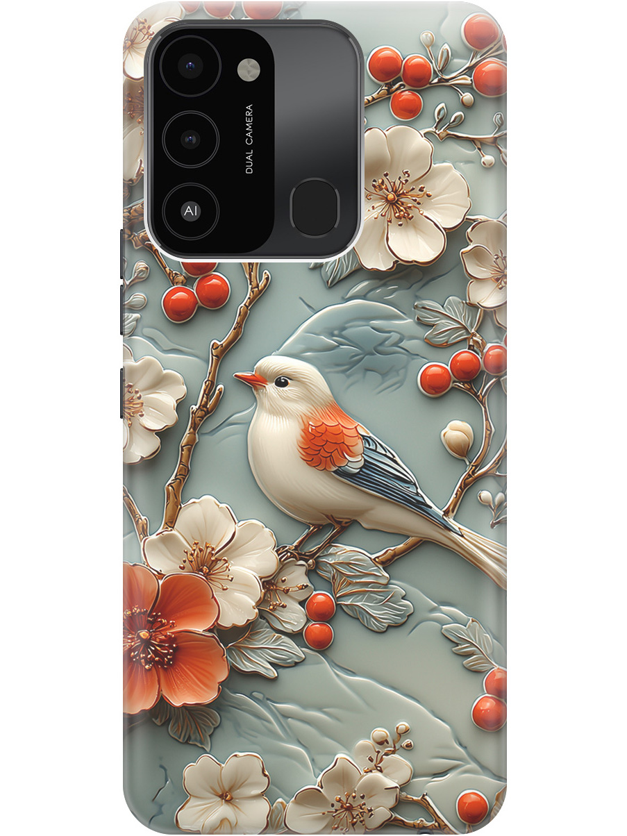 Силиконовый чехол на Tecno Spark 8C / Go 2022 с принтом "Птичка и рябина", Прозрачный;белый;красный, 778678023
Силиконовый чехол на Tecno Spark 8C / Go 2022 с принтом "Птичка и рябина", Прозрачный;белый;красный, 778678023
