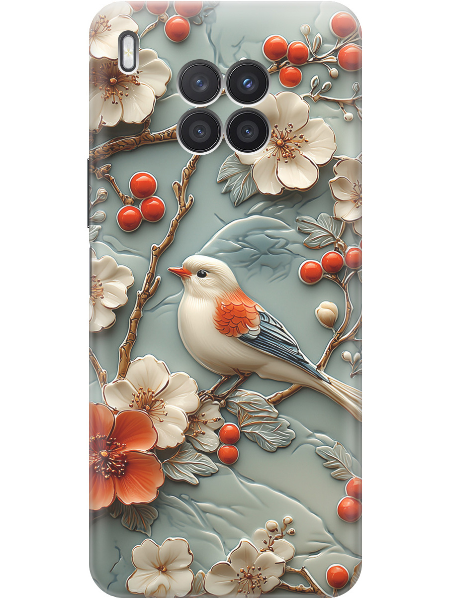 Силиконовый чехол на Honor 50 Lite / Huawei Nova 8i с принтом "Птичка и рябина", Прозрачный;белый;красный, 732493823
Силиконовый чехол на Honor 50 Lite / Huawei Nova 8i с принтом "Птичка и рябина", Прозрачный;белый;красный, 732493823