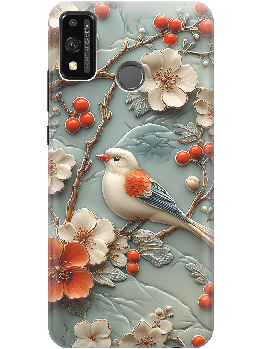 Силиконовый чехол на Honor 9X Lite с принтом "Птичка и рябина", Прозрачный;белый;красный, 723565423
Силиконовый чехол на Honor 9X Lite с принтом "Птичка и рябина", Прозрачный;белый;красный, 723565423