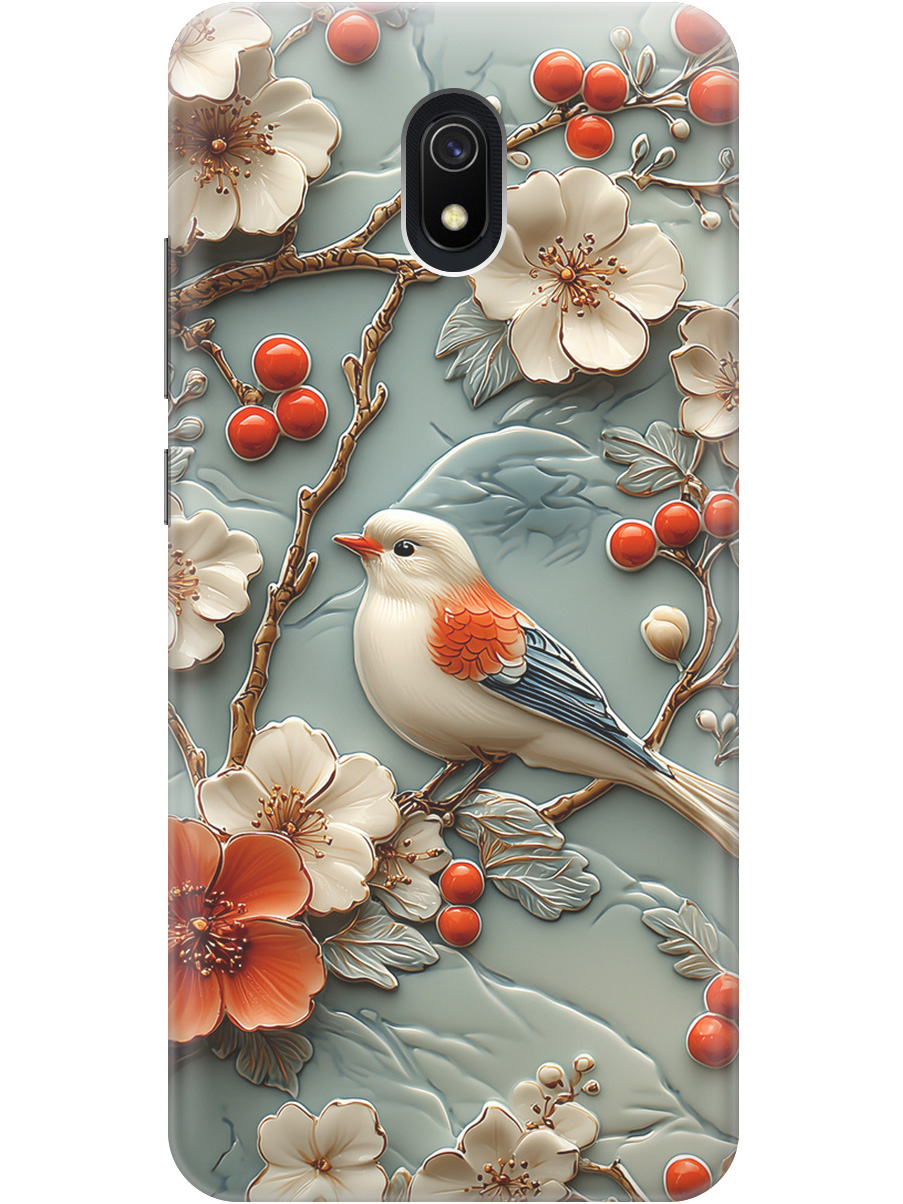 Силиконовый чехол на Xiaomi Redmi 8A с принтом "Птичка и рябина", Прозрачный;белый;красный, 722188623
Силиконовый чехол на Xiaomi Redmi 8A с принтом "Птичка и рябина", Прозрачный;белый;красный, 722188623