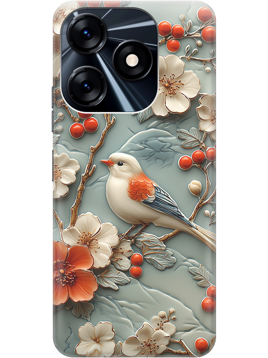 Силиконовый чехол на Tecno Spark 10 / 10C с принтом "Птичка и рябина", Прозрачный;белый;красный, 769297823
Силиконовый чехол на Tecno Spark 10 / 10C с принтом "Птичка и рябина", Прозрачный;белый;красный, 769297823