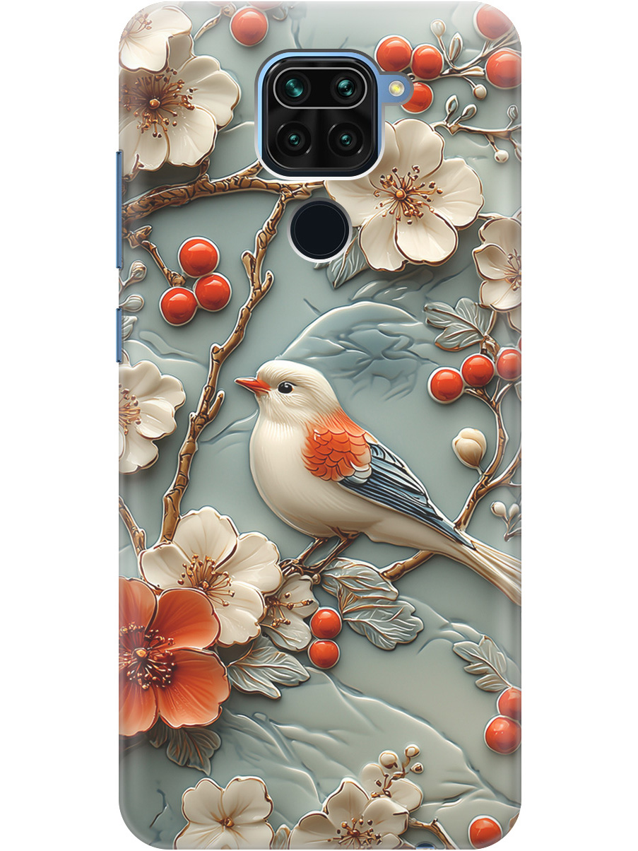 Силиконовый чехол на Xiaomi Redmi Note 9 с принтом "Птичка и рябина", Прозрачный;белый;красный, 723101323
Силиконовый чехол на Xiaomi Redmi Note 9 с принтом "Птичка и рябина", Прозрачный;белый;красный, 723101323