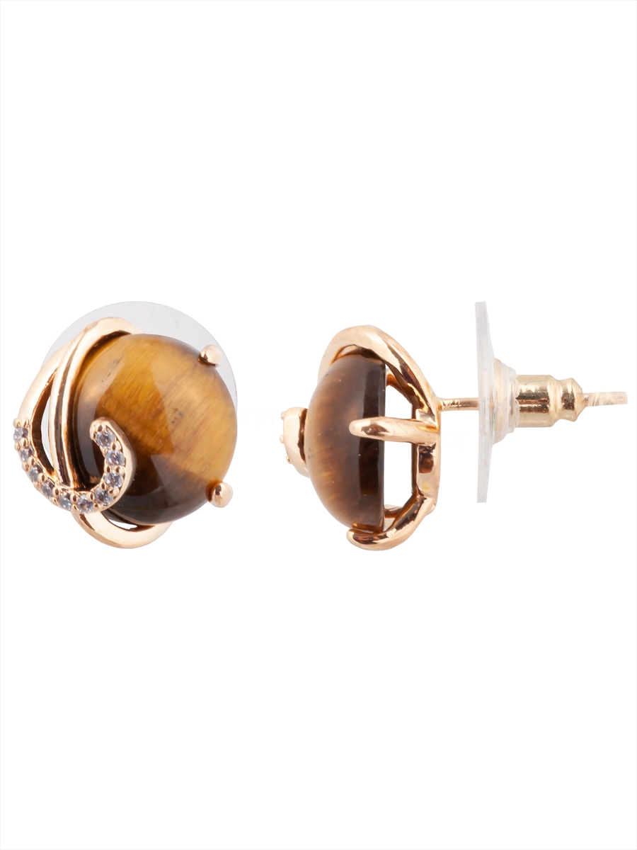 Серьги из бижутерного сплава Lotus Jewelry 3043E-07ti, тигровый глаз/циркон, 3043E-07ti
Серьги из бижутерного сплава Lotus Jewelry 3043E-07ti, тигровый глаз/циркон, 3043E-07ti