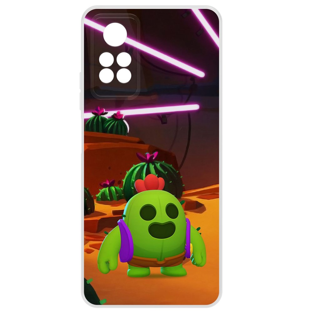 Чехол-накладка Krutoff Clear Case Brawl Stars-Спайк для Xiaomi Redmi Note 12 Pro 4G, Прозрачный
Чехол-накладка Krutoff Clear Case Brawl Stars-Спайк для Xiaomi Redmi Note 12 Pro 4G, Прозрачный