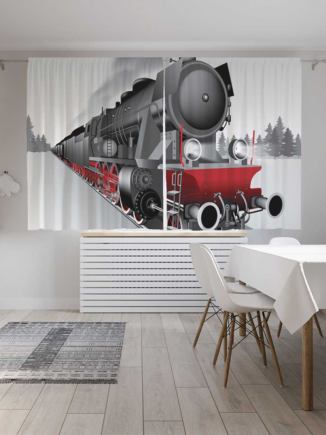 Классические шторы JoyArty "Старый паровоз", серия Oxford DeLux, 2 полотна 145x180 см, Старый паровоз
Классические шторы JoyArty "Старый паровоз", серия Oxford DeLux, 2 полотна 145x180 см, Старый паровоз