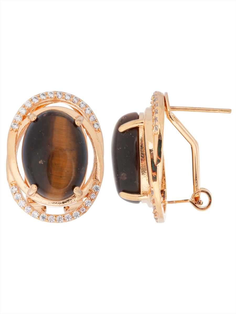 Серьги из бижутерного сплава Lotus Jewelry 3043E-21ti, тигровый глаз/циркон, 3043E-21ti
Серьги из бижутерного сплава Lotus Jewelry 3043E-21ti, тигровый глаз/циркон, 3043E-21ti