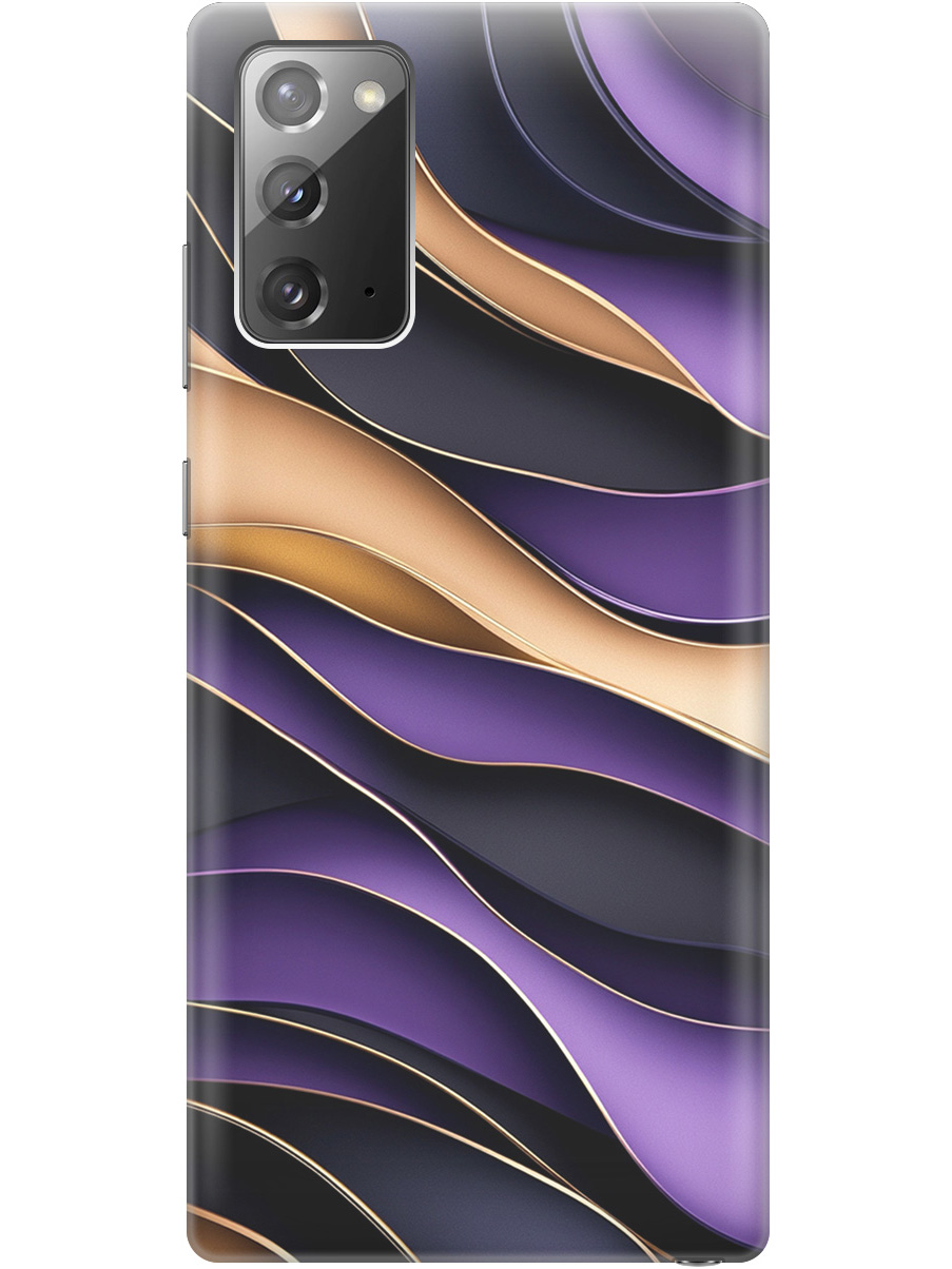 Силиконовый чехол на Samsung Galaxy Note 20 с принтом "Сиреневые волны", Прозрачный;фиолетовый;черный, 723276331
Силиконовый чехол на Samsung Galaxy Note 20 с принтом "Сиреневые волны", Прозрачный;фиолетовый;черный, 723276331