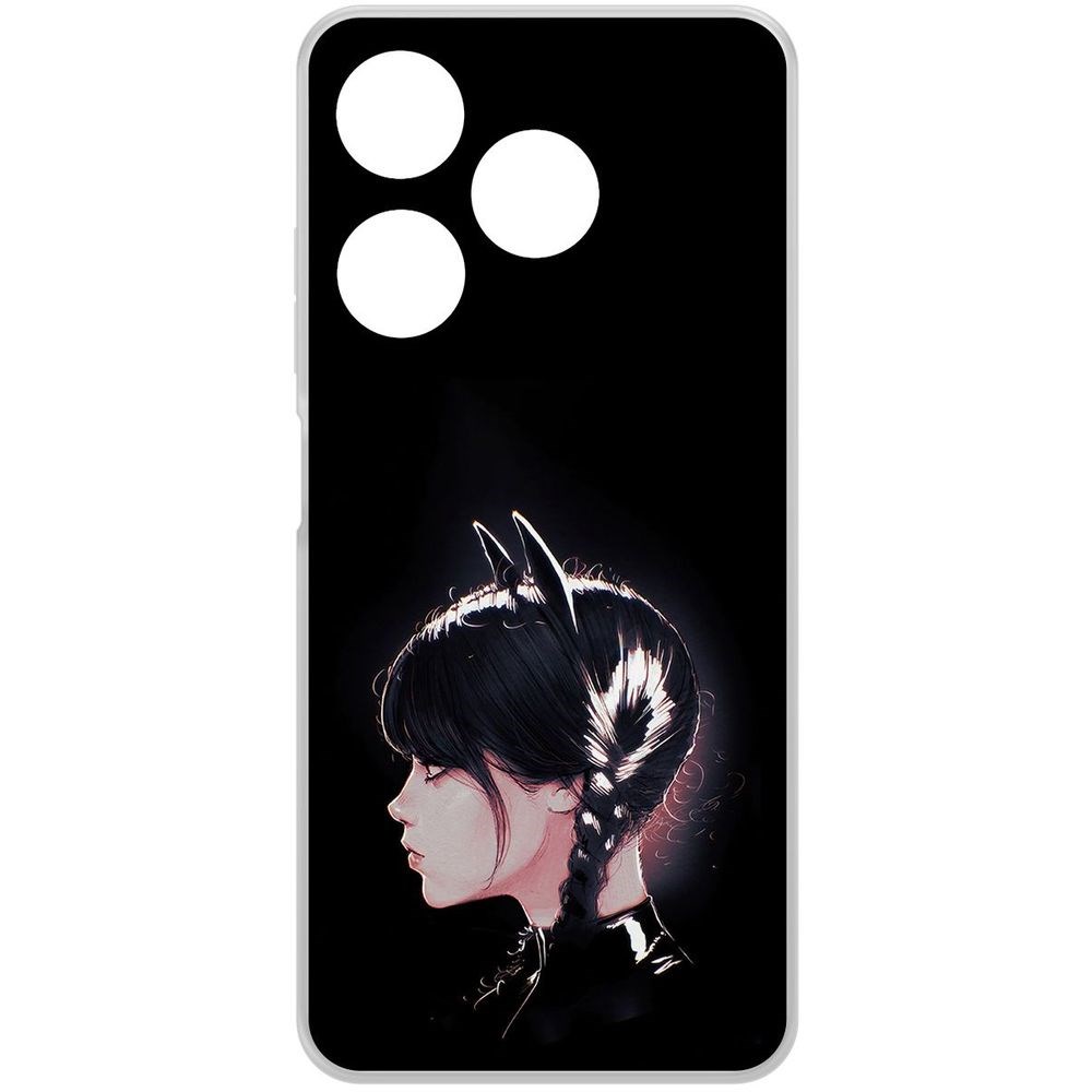 Чехол-накладка Krutoff Clear Case Уэнсдей Аддамс - Кошка Уэнсдей для Tecno Spark 10C, Прозрачный
Чехол-накладка Krutoff Clear Case Уэнсдей Аддамс - Кошка Уэнсдей для Tecno Spark 10C, Прозрачный
