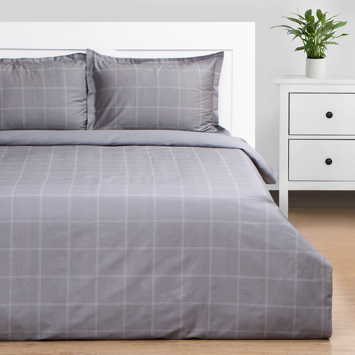 Постельное бельё Этель евро Cage grey, 200х215 см, 215х240 см, 50х70 см-2 шт, Серая гавань
Постельное бельё Этель евро Cage grey, 200х215 см, 215х240 см, 50х70 см-2 шт, Серая гавань
