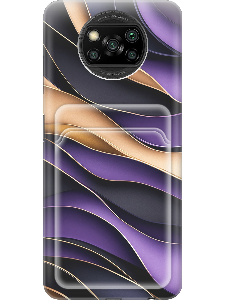 Силиконовый чехол на Xiaomi Poco X3 / X3 Pro с принтом с карманом для карты 836752, Прозрачный;фиолетовый;черный, 723602731
Силиконовый чехол на Xiaomi Poco X3 / X3 Pro с принтом с карманом для карты 836752, Прозрачный;фиолетовый;черный, 723602731