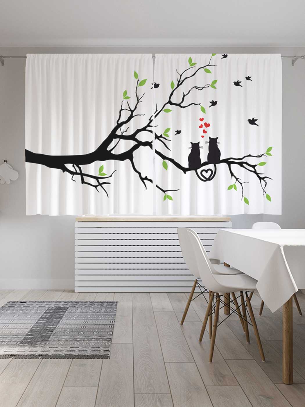 Классические шторы JoyArty "Кошачья ветка", серия Oxford DeLux, 2 полотна 145x180 см, Кошачья ветка
Классические шторы JoyArty "Кошачья ветка", серия Oxford DeLux, 2 полотна 145x180 см, Кошачья ветка