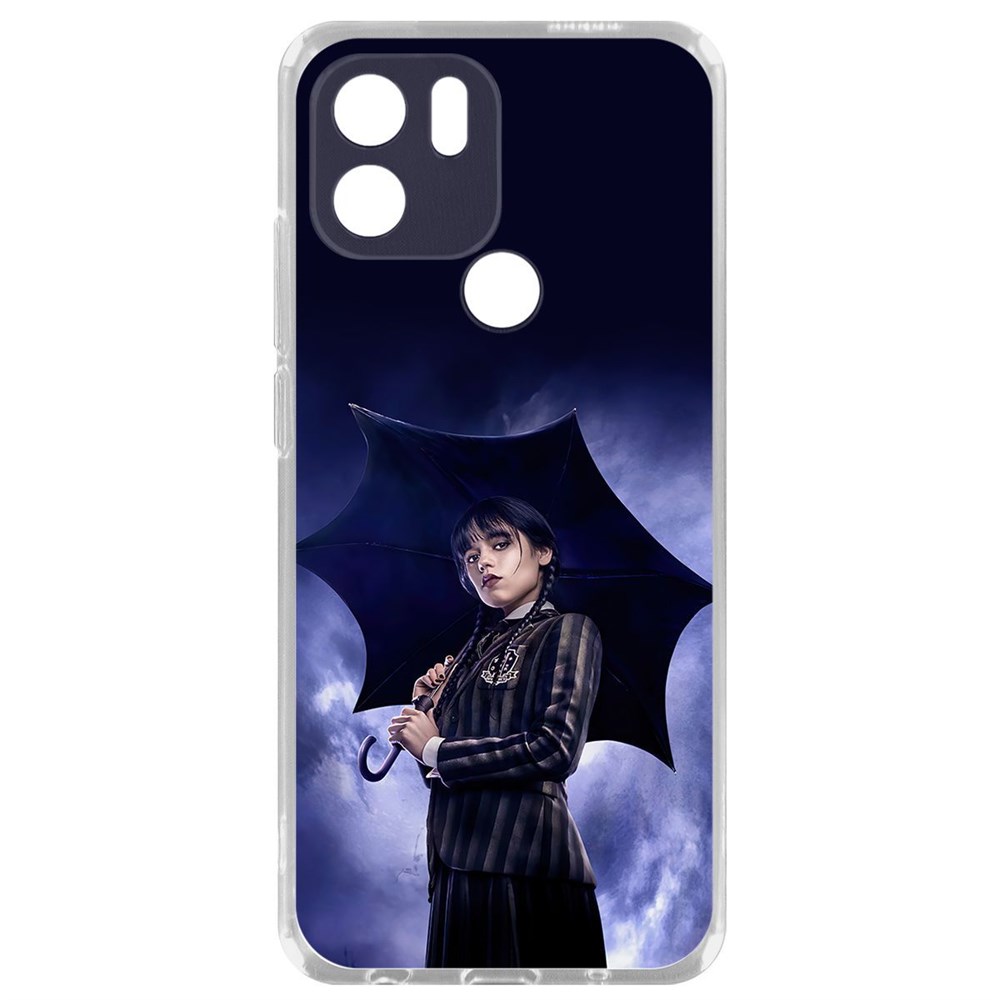 Чехол-накладка Krutoff Clear Case Уэнсдей Аддамс - Уэнсдей под зонтом для Xiaomi Redmi A2+, Прозрачный
Чехол-накладка Krutoff Clear Case Уэнсдей Аддамс - Уэнсдей под зонтом для Xiaomi Redmi A2+, Прозрачный