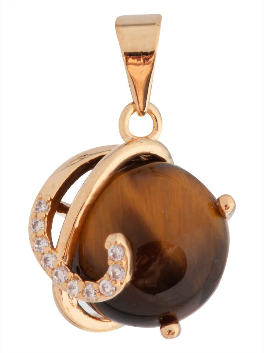 Кулон из бижутерного сплава Lotus Jewelry 3043P-08ti, тигровый глаз/циркон, 3043P-08ti
Кулон из бижутерного сплава Lotus Jewelry 3043P-08ti, тигровый глаз/циркон, 3043P-08ti