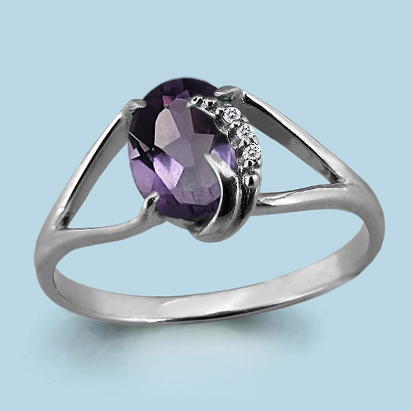 Кольцо из серебра с аметистом/фианитом р., Aquamarine 6551304А, 6551304А_925_р
Кольцо из серебра с аметистом/фианитом р., Aquamarine 6551304А, 6551304А_925_р