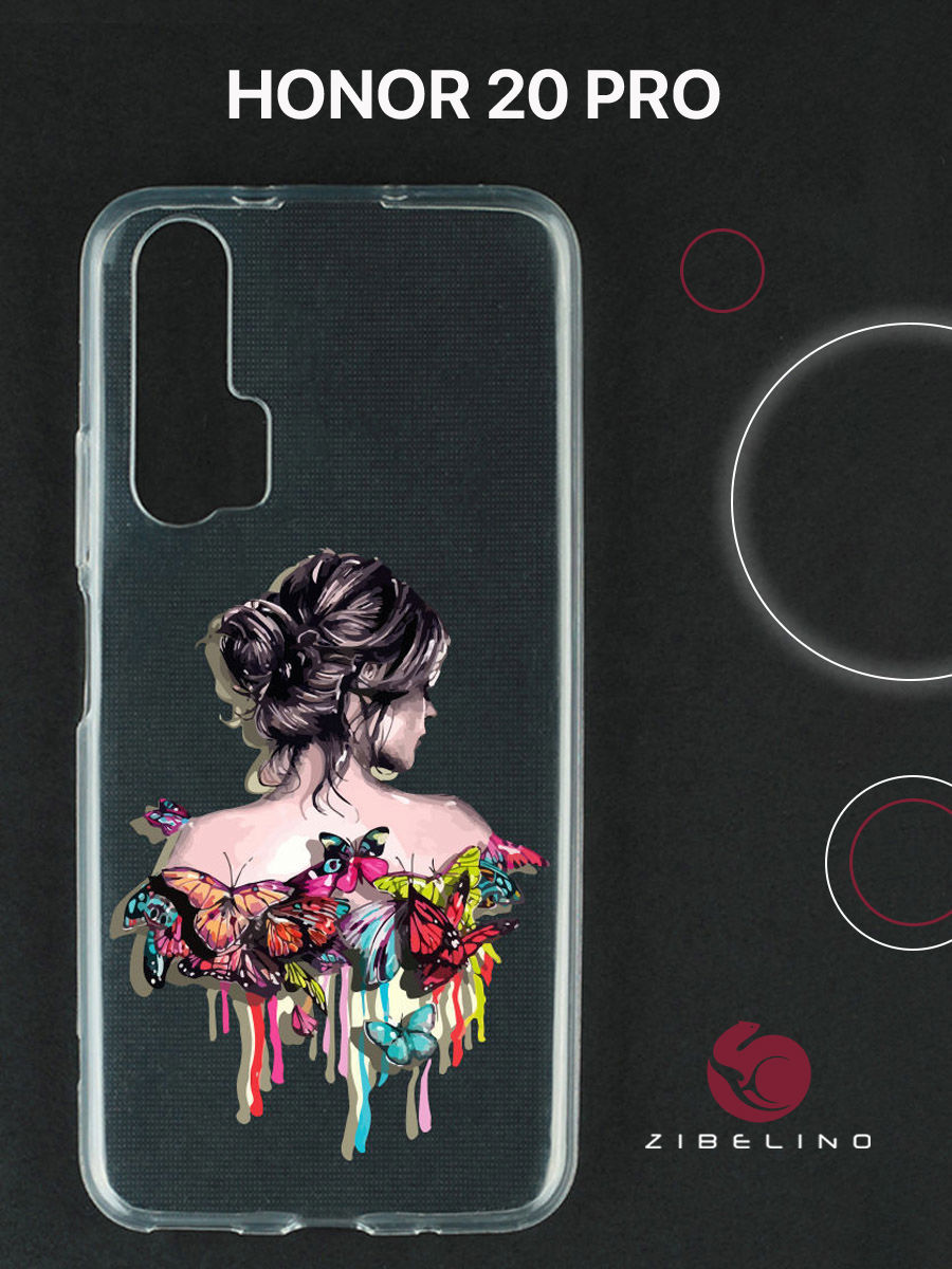 Чехол для Honor 20 pro прозрачный с рисунком, с принтом девушка в бабочках, ZUTC-HON-20PRO
Чехол для Honor 20 pro прозрачный с рисунком, с принтом девушка в бабочках, ZUTC-HON-20PRO
