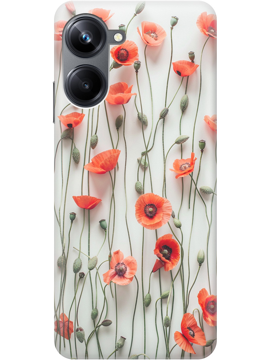 Силиконовый чехол на Realme 10 Pro с рисунком "Маки на белой стене", Белый;красный, 20000303
Силиконовый чехол на Realme 10 Pro с рисунком "Маки на белой стене", Белый;красный, 20000303