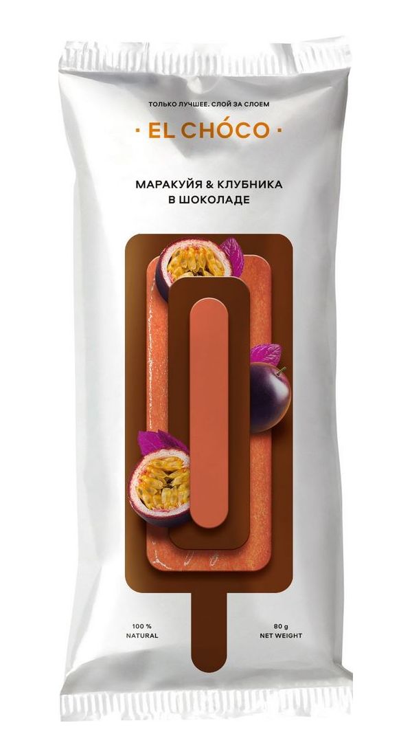 Мороженое эскимо El Choco клубника-маракуйя в шоколаде 80 г
Мороженое эскимо El Choco клубника-маракуйя в шоколаде 80 г