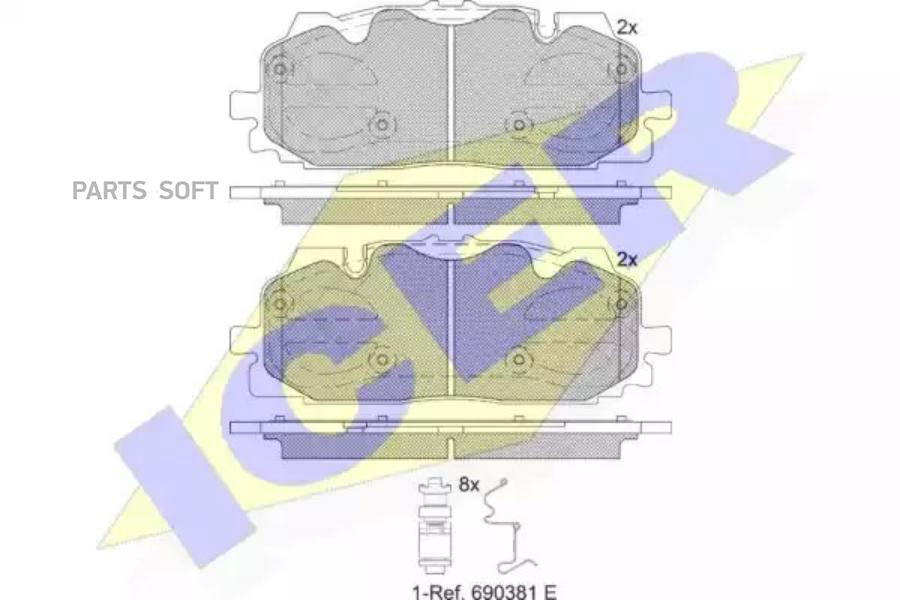 Колодки Передние Vag A4(B9)/A5 Ii/A8 Iv/Q5 Ii/Q7 Ii/Touareg Iii 18- Icer 182254 Icer арт.
Колодки Передние Vag A4(B9)/A5 Ii/A8 Iv/Q5 Ii/Q7 Ii/Touareg Iii 18- Icer 182254 Icer арт.