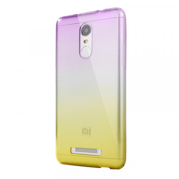 фото Чехол epik для xiaomi redmi note 4 (mtk) (фиолетовый / желтый)