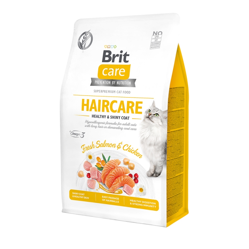 Сухой корм для кошек Brit Care Cat GF Haircare Healthy & Shiny Coat, лосось, 2.1кг
Сухой корм для кошек Brit Care Cat GF Haircare Healthy & Shiny Coat, лосось, 2.1кг
