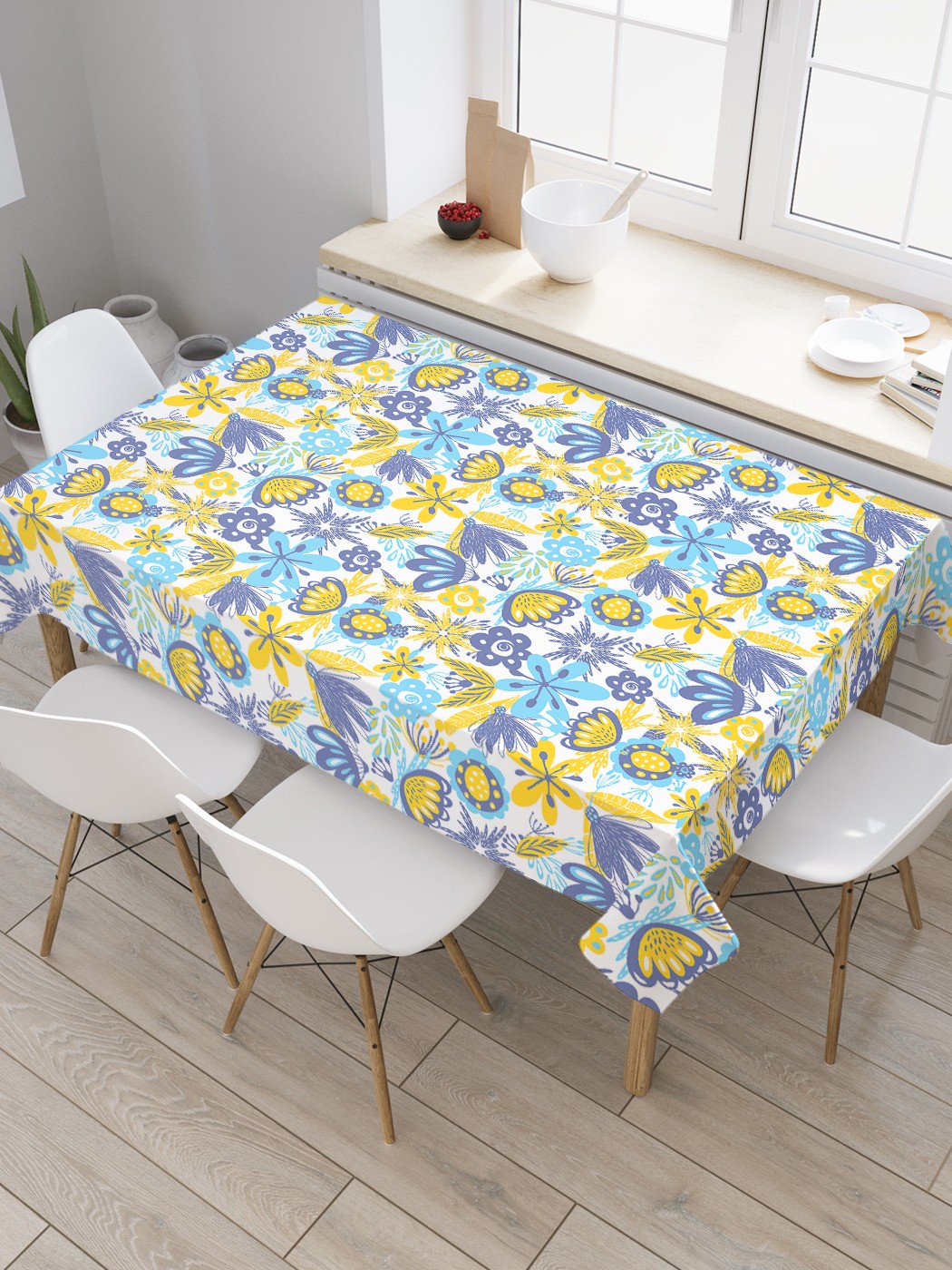Скатерть прямоугольная JoyArty "Цветочная абстракция" из сатена, 180x145 см, Голубой, Цветочная абстракция
Скатерть прямоугольная JoyArty "Цветочная абстракция" из сатена, 180x145 см, Голубой, Цветочная абстракция