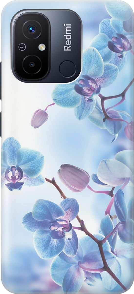 Силиконовый чехол на Xiaomi Redmi 12C с принтом "Голубые орхидеи", Голубой;серый, 158927
Силиконовый чехол на Xiaomi Redmi 12C с принтом "Голубые орхидеи", Голубой;серый, 158927
