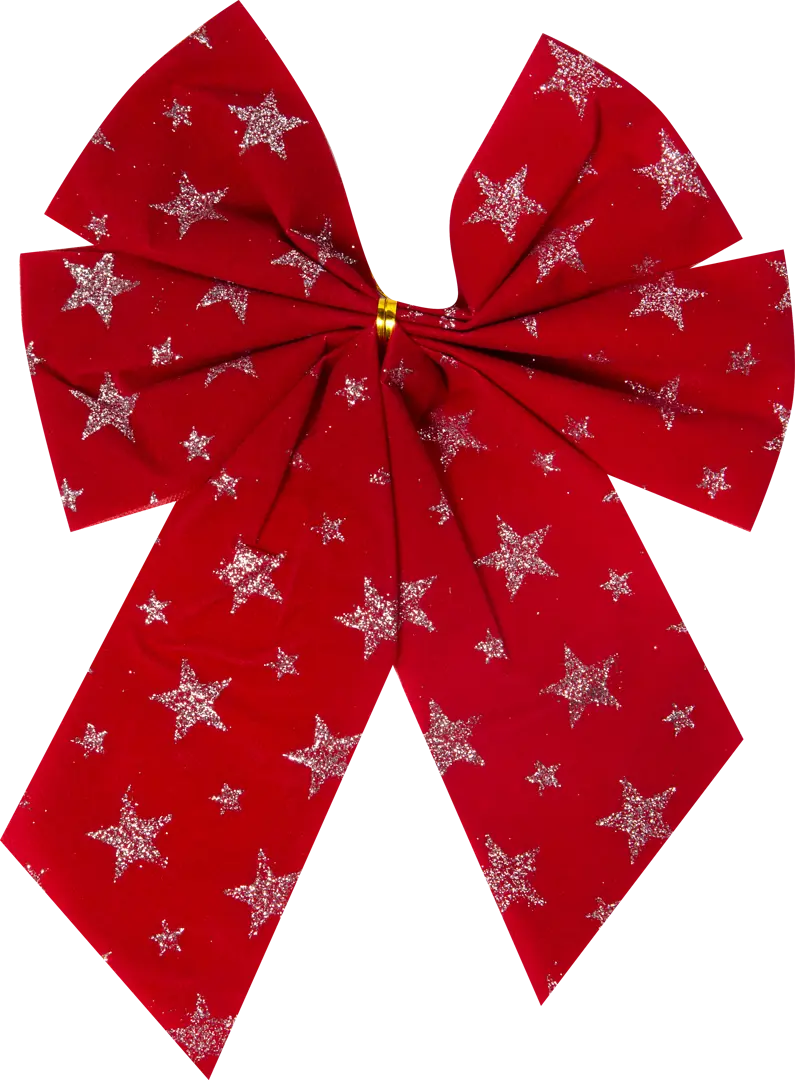 Бант новогодний «Красный со звёздами», Красный
Бант новогодний «Красный со звёздами», Красный