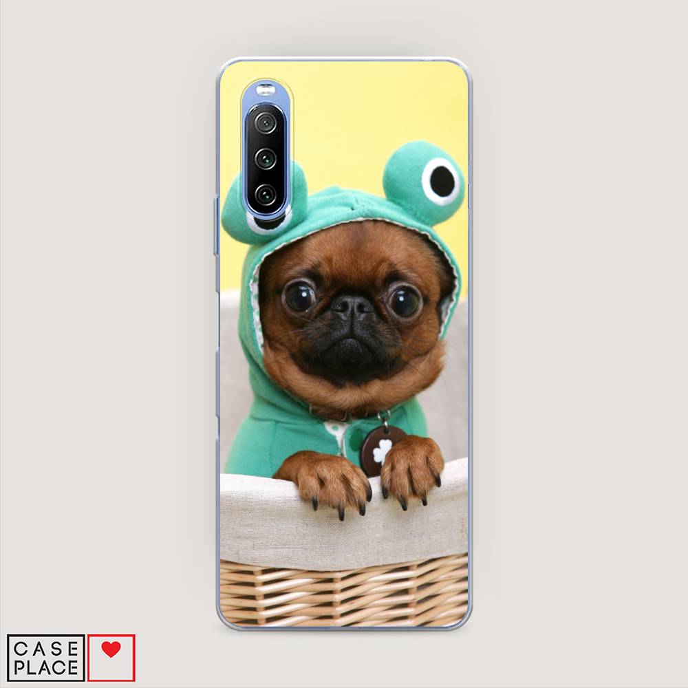 Чехол на Sony Xperia 10 III "Собачка в шапке лягушки", Коричневый;желтый;голубой, 54950-1
Чехол на Sony Xperia 10 III "Собачка в шапке лягушки", Коричневый;желтый;голубой, 54950-1