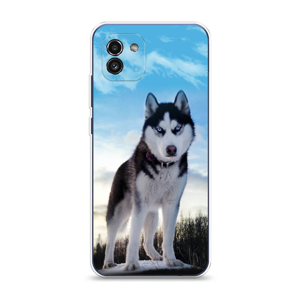 Чехол Awog на Samsung Galaxy A03 / Самсунг A03 "Хаски 3", Белый;черный;голубой, 2104950-2
Чехол Awog на Samsung Galaxy A03 / Самсунг A03 "Хаски 3", Белый;черный;голубой, 2104950-2
