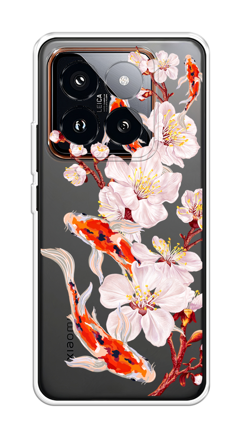 Чехол на Xiaomi 14 Pro "Карпы и сакура", Оранжевый;розовый;бежевый;прозрачный, 320450-1
Чехол на Xiaomi 14 Pro "Карпы и сакура", Оранжевый;розовый;бежевый;прозрачный, 320450-1