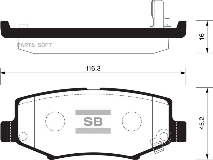 Колодки задние DODGE NITRO 06-12, JEEP COMPASS, WRANGLER, LIBERTY SP2186 SANGSINBRAKE, SP2186
Колодки задние DODGE NITRO 06-12, JEEP COMPASS, WRANGLER, LIBERTY SP2186 SANGSINBRAKE, SP2186