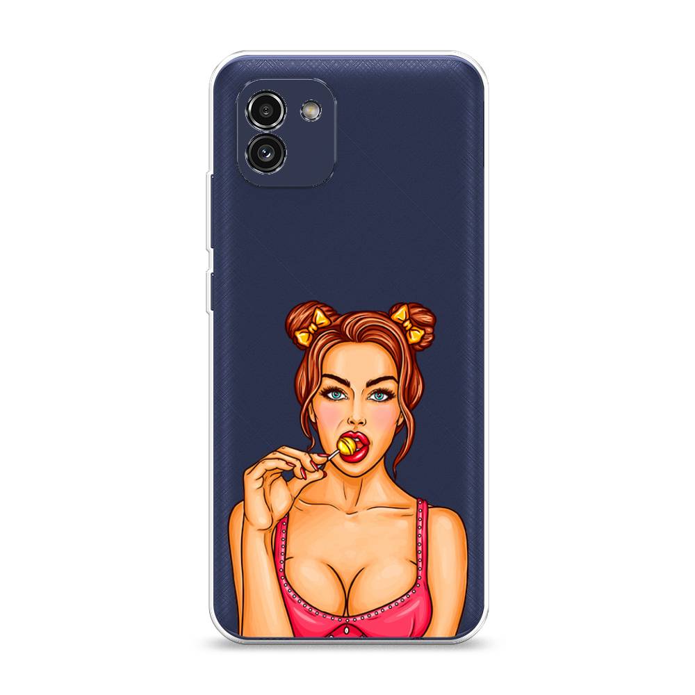 Чехол Awog на Samsung Galaxy A03 / Самсунг A03 "Вкусный леденец", Бежевый;коричневый;розовый, 2104950-7
Чехол Awog на Samsung Galaxy A03 / Самсунг A03 "Вкусный леденец", Бежевый;коричневый;розовый, 2104950-7