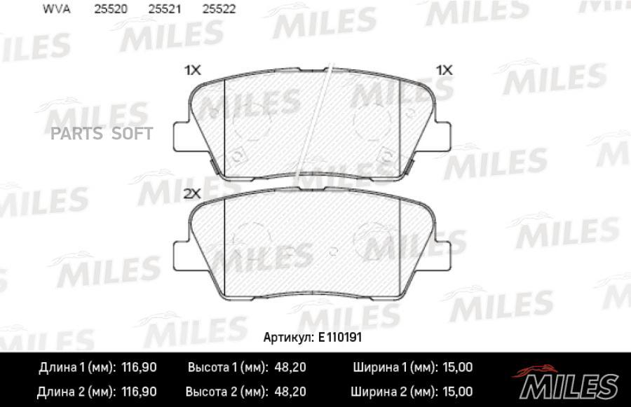 Колодки Тормозные Hyundai Santa Fe (Cm) 09-/Kia Sorento(Xm) 09- Зад.semimetallic Miles E11
Колодки Тормозные Hyundai Santa Fe (Cm) 09-/Kia Sorento(Xm) 09- Зад.semimetallic Miles E11