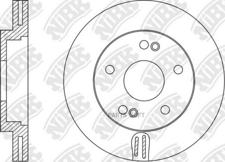 Тормозной диск NiBK комплект 1 шт. RN1606
Тормозной диск NiBK комплект 1 шт. RN1606