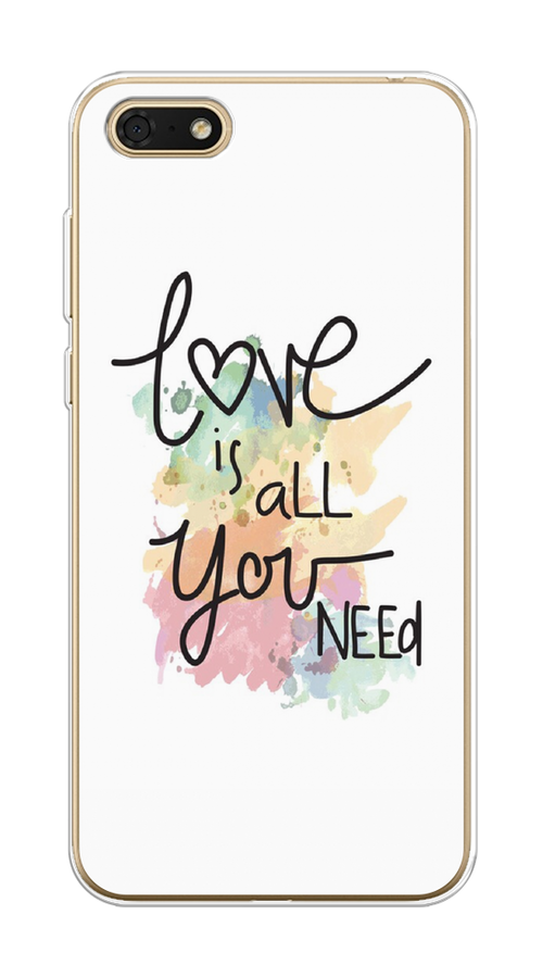 Чехол на Honor 7A/7A Prime/Y5 Prime 2018/Y5 2018 "Love is all you need", Белый;черный;зеленый, 65250-1
Чехол на Honor 7A/7A Prime/Y5 Prime 2018/Y5 2018 "Love is all you need", Белый;черный;зеленый, 65250-1