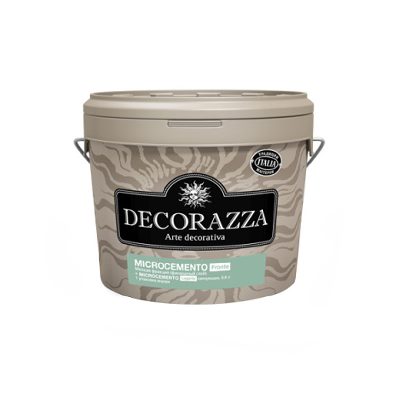 Декоративное покрытие Decorazza Microcemento Fronte Эффект бетона мелкая фракция 10,8 кг
Декоративное покрытие Decorazza Microcemento Fronte Эффект бетона мелкая фракция 10,8 кг