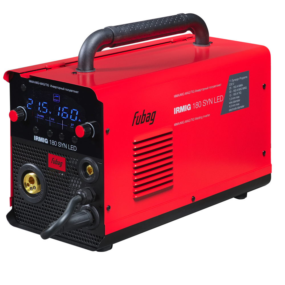 Сварочный инверторный полуавтомат FUBAG IRMIG 180 SYN LED с горелкой 250 А, 646403, IRMIG 180 SYN LED
Сварочный инверторный полуавтомат FUBAG IRMIG 180 SYN LED с горелкой 250 А, 646403, IRMIG 180 SYN LED