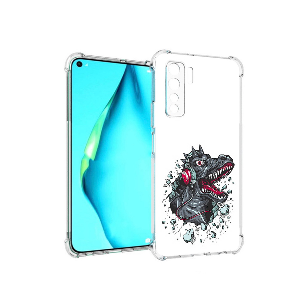 Чехол MyPads Tocco для Huawei Nova 7 SE Нарисованный динозавр в наушниках, Прозрачный, Tocco
Чехол MyPads Tocco для Huawei Nova 7 SE Нарисованный динозавр в наушниках, Прозрачный, Tocco