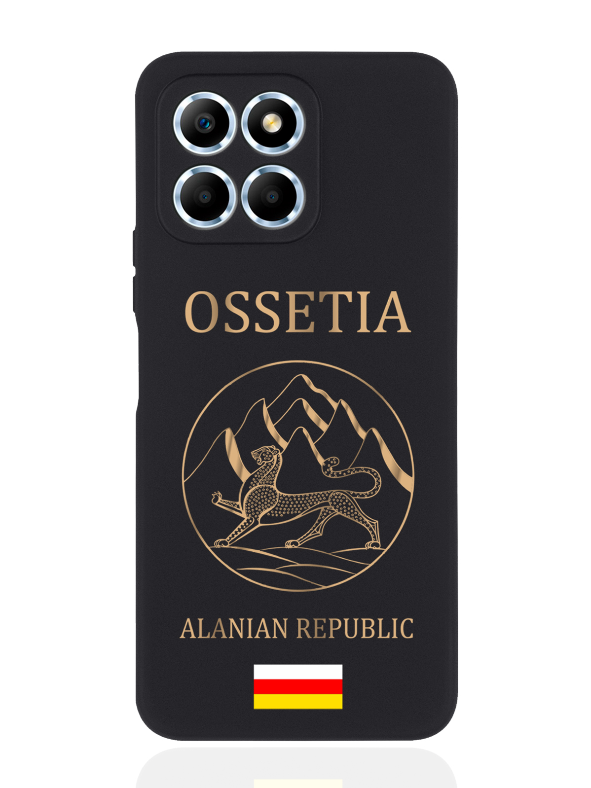 Чехол SignumCase для Honor X6 Золотой Герб Северной Осетии черный, Золотистый;черный 
Чехол SignumCase для Honor X6 Золотой Герб Северной Осетии черный, Золотистый;черный