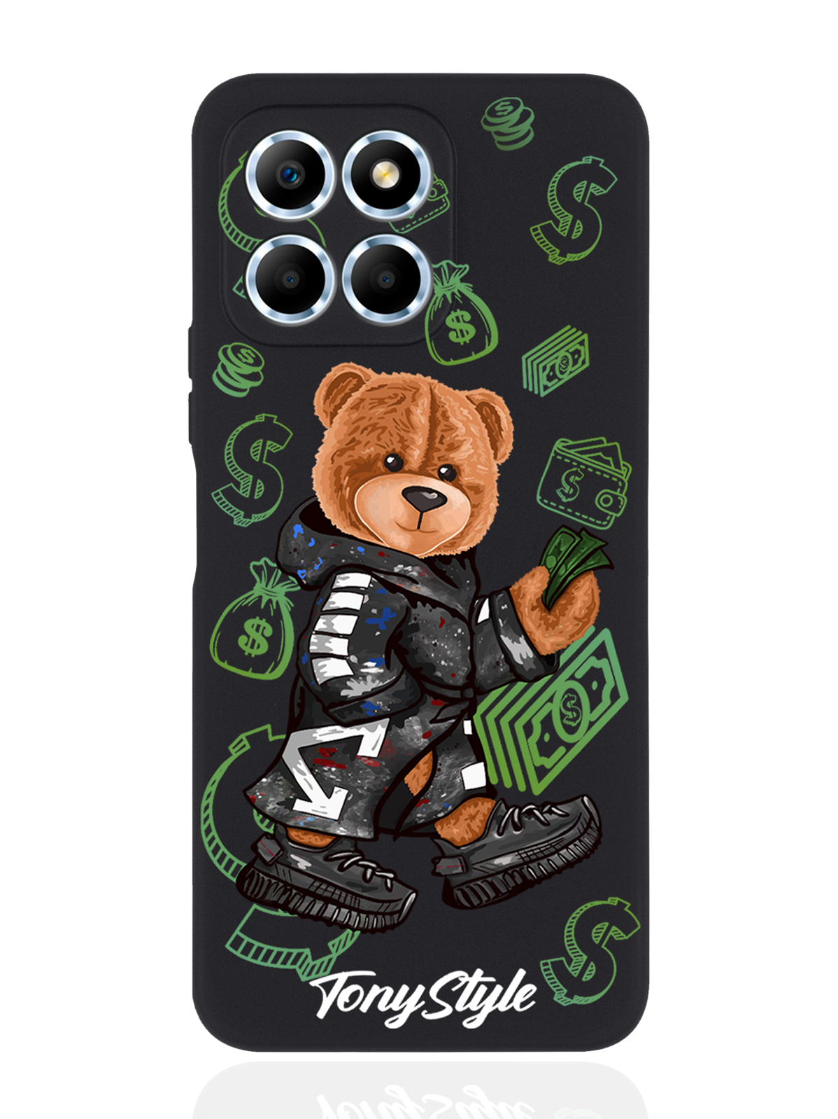 Чехол Tony Style для Honor X6 Tony Style Деньги черный, Коричневый;черный;зеленый
Чехол Tony Style для Honor X6 Tony Style Деньги черный, Коричневый;черный;зеленый