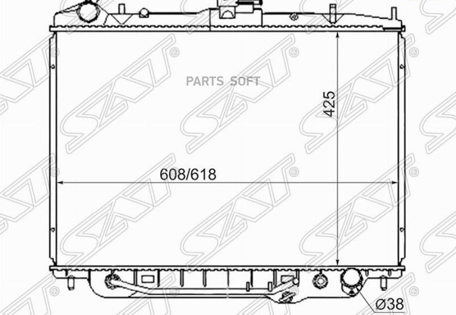 Радиатор Honda Passport 93-02 / Isuzu Bighorn 91-02 / Rodeo 98-04 / Wizard 00-02 / Opel Mo
Радиатор Honda Passport 93-02 / Isuzu Bighorn 91-02 / Rodeo 98-04 / Wizard 00-02 / Opel Mo