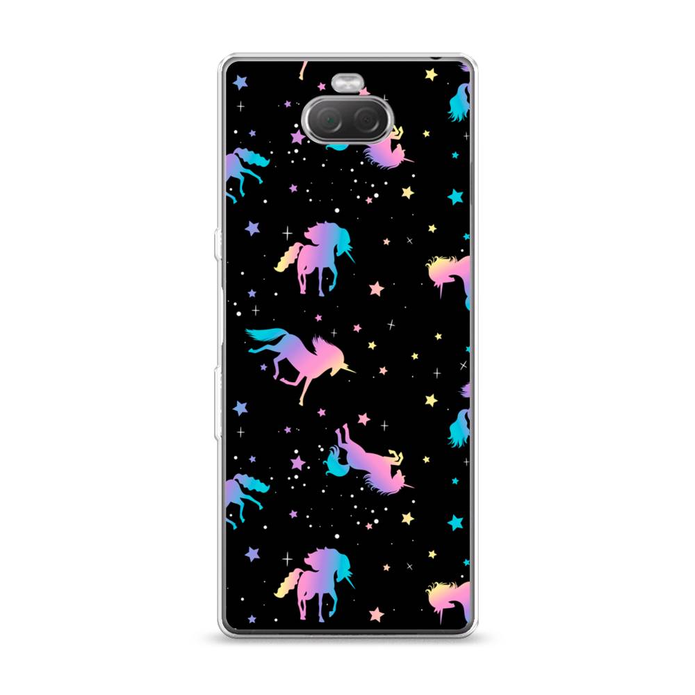 Чехол на Sony Xperia XA3 "Единороги градиент", Черный;розовый;голубой, 53750-1 
Чехол на Sony Xperia XA3 "Единороги градиент", Черный;розовый;голубой, 53750-1