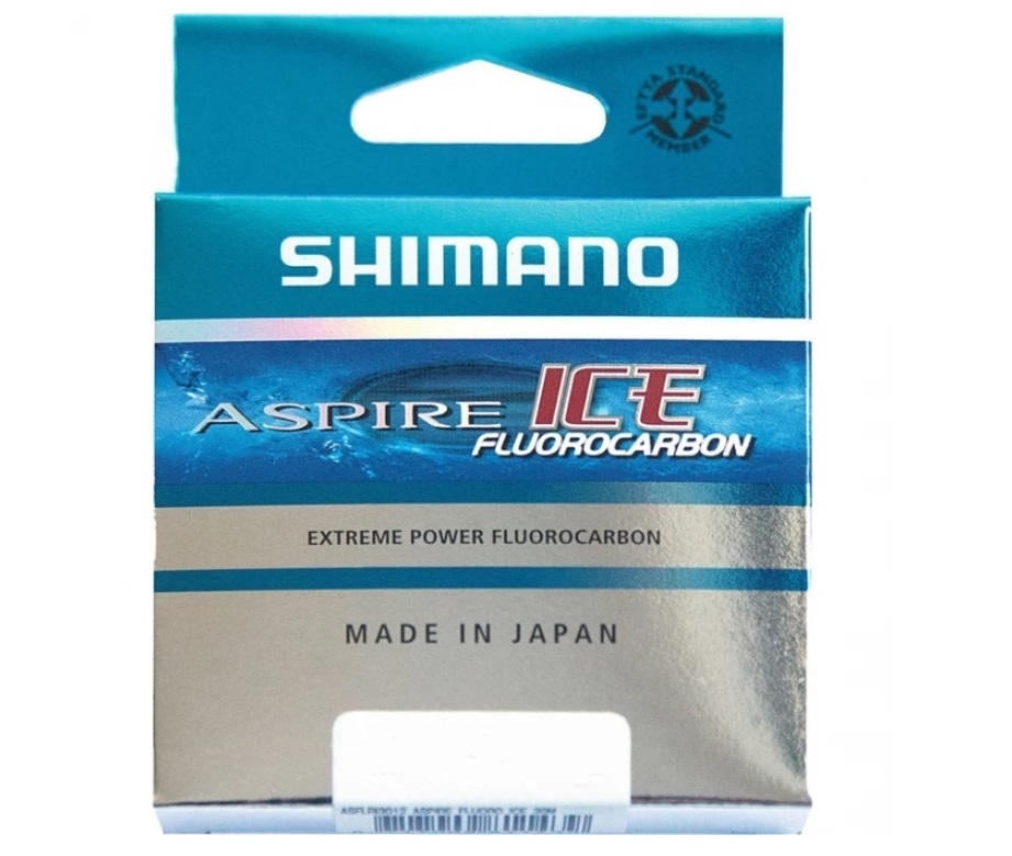 фото Леска флюрокарбоновая shimano aspire fluo ice 0,255 мм, 30 м, 4,5 кг, clear, 1 шт