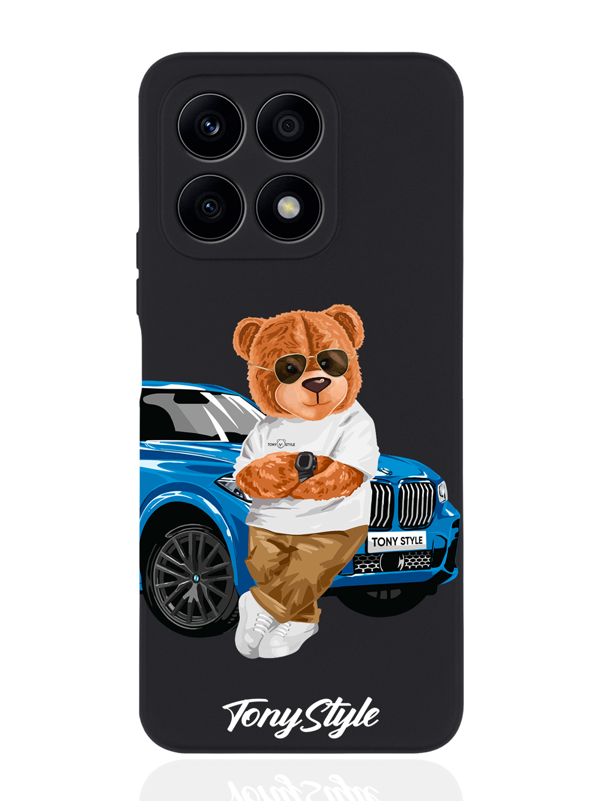 Чехол Tony Style для Honor X8a Tony Style с машиной черный, Голубой;коричневый;белый
Чехол Tony Style для Honor X8a Tony Style с машиной черный, Голубой;коричневый;белый